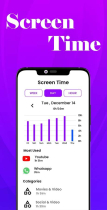 Screen time - Time Tracker - Android App Source Co Screenshot 2