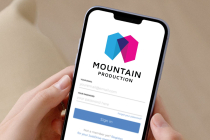 Mountain Production Letter M Logo Screenshot 3