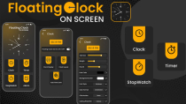 Multi Floating Clock Timer Stopwatch App Screenshot 1