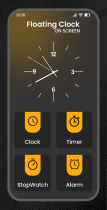 Multi Floating Clock Timer Stopwatch App Screenshot 2