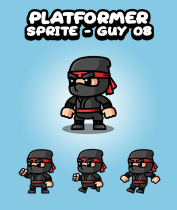 Platformer Guy Sprites Pack Screenshot 8