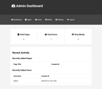 Responsive PHP CRM System with Page Builder Screenshot 8