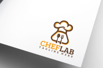 Baker Chef Cooking Lab Logo Design Screenshot 3