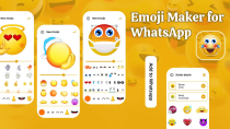 Emoji Maker for WhatsApp - Android App Template Screenshot 1