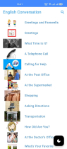 English Conversations App - Flutter Source Code Screenshot 1