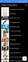 English Conversations App - Flutter Source Code Screenshot 2