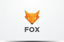 Diamond Fox Logo Template Screenshot 1