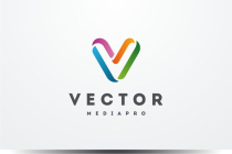 Vector Media - Colorful Letter V Logo Screenshot 1