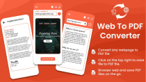 Web to PDF Converter - Android App Template Screenshot 1