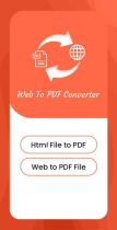 Web to PDF Converter - Android App Template Screenshot 2