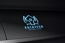 Hand Real Estate System Logo Screenshot 2