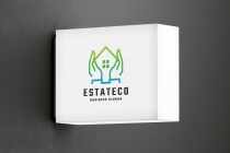 Hand Real Estate System Logo Screenshot 3