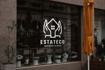 Hand Real Estate System Logo Screenshot 4