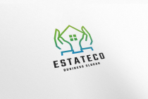 Hand Real Estate System Logo Screenshot 5