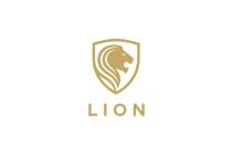 Golden Lion Shield Logo Template Screenshot 5