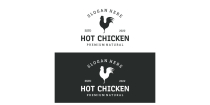 Hot Chicken Logo Design  Screenshot 1