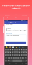 Bookmark Manager App - Android App Template Screenshot 2