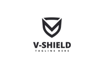 Letter V Shield Logo Screenshot 3