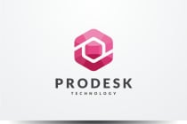 Pro Desk Hexagon - Letter pd dp Logo Screenshot 1