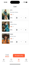 E-Commerce - Mobile app UI Template Flutter 3.x Screenshot 9