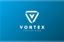 Vortex - Letter V Logo Template Screenshot 2