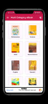 Multi Category PDF eBook App with JSON Backend Screenshot 2