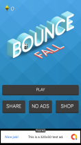 Bounce Fall - Buildbox Template Screenshot 1