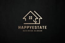 Happy Real Estate Logo Screenshot 1