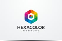 Hexagon Colorful Logo Template Screenshot 1