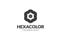 Hexagon Colorful Logo Template Screenshot 3