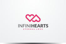 Infinity Hearts  Logo Template Screenshot 1