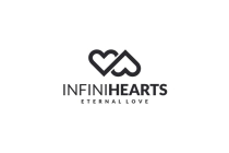 Infinity Hearts  Logo Template Screenshot 3