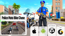 Crime City: Police Moto Bike Chase Games Screenshot 1