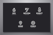 10 Number Logos Bundle Set 0 to 9 - Zero to Nine Screenshot 4