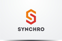 Synchro Letter S Logo Template Screenshot 1