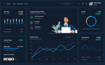 Spike Angular Admin Dashboard Template Screenshot 1