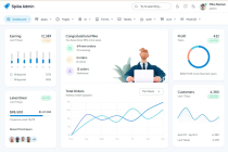 Spike Angular Admin Dashboard Template Screenshot 3