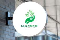 Nature Green Hands Logo Screenshot 2