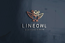 Line Smart Owl Logo Screenshot 1