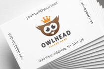 Cute Owl Head Logo Screenshot 4