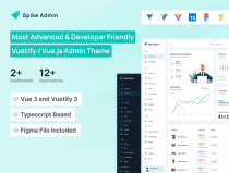 Spike Vue Js Admin Template Screenshot 12