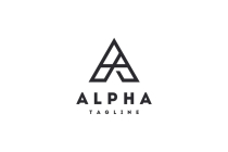 Alpha Letter A Logo Screenshot 3