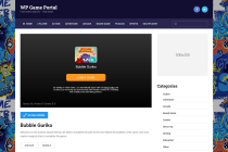 WordPress HTML 5 Web Game Portal Screenshot 7