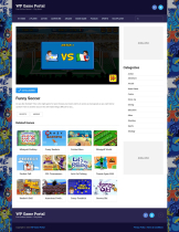 WordPress HTML 5 Web Game Portal Screenshot 9