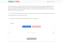 Advanced PNG to JPG Converter with Admin Panel Screenshot 1