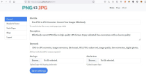 Advanced PNG to JPG Converter with Admin Panel Screenshot 3