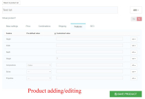 User products PRO module for PrestaShop Screenshot 4