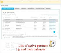 Extended Affiliate Program Module For PrestaShop Screenshot 1