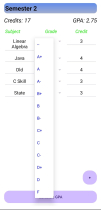 Gpa Calculator Android App Template Screenshot 5