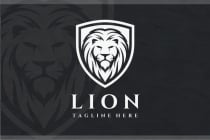 Lion Shield  Logo Template Screenshot 3